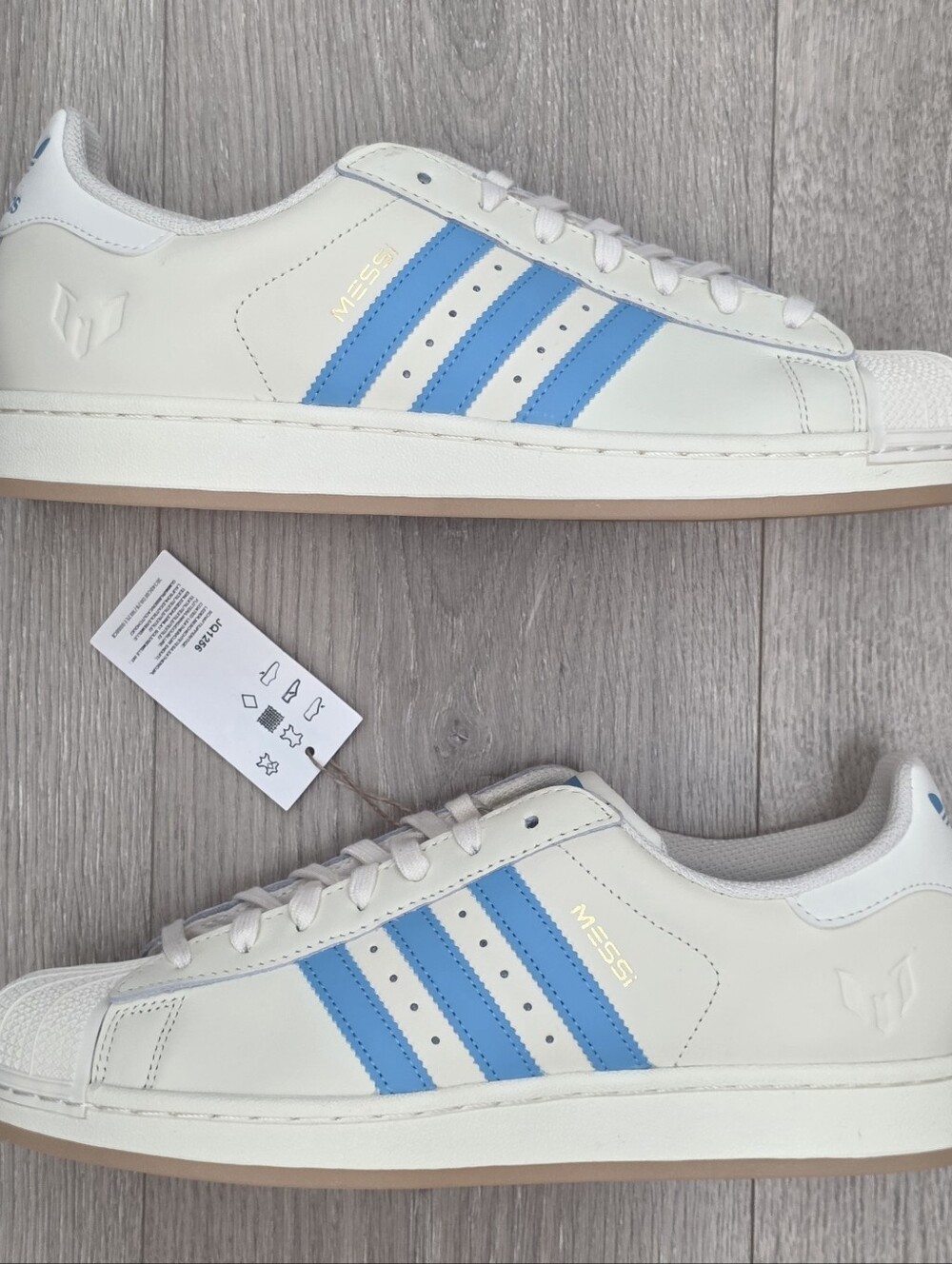 Adidas X Lionel Messi Superstar Shell Toe Argentina JQ1256 Men's 9.5 NWT Limited